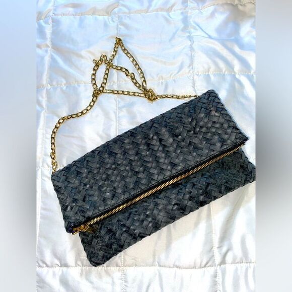 Deux Lux Madison Fold Clutch Black - Picture 1 of 5